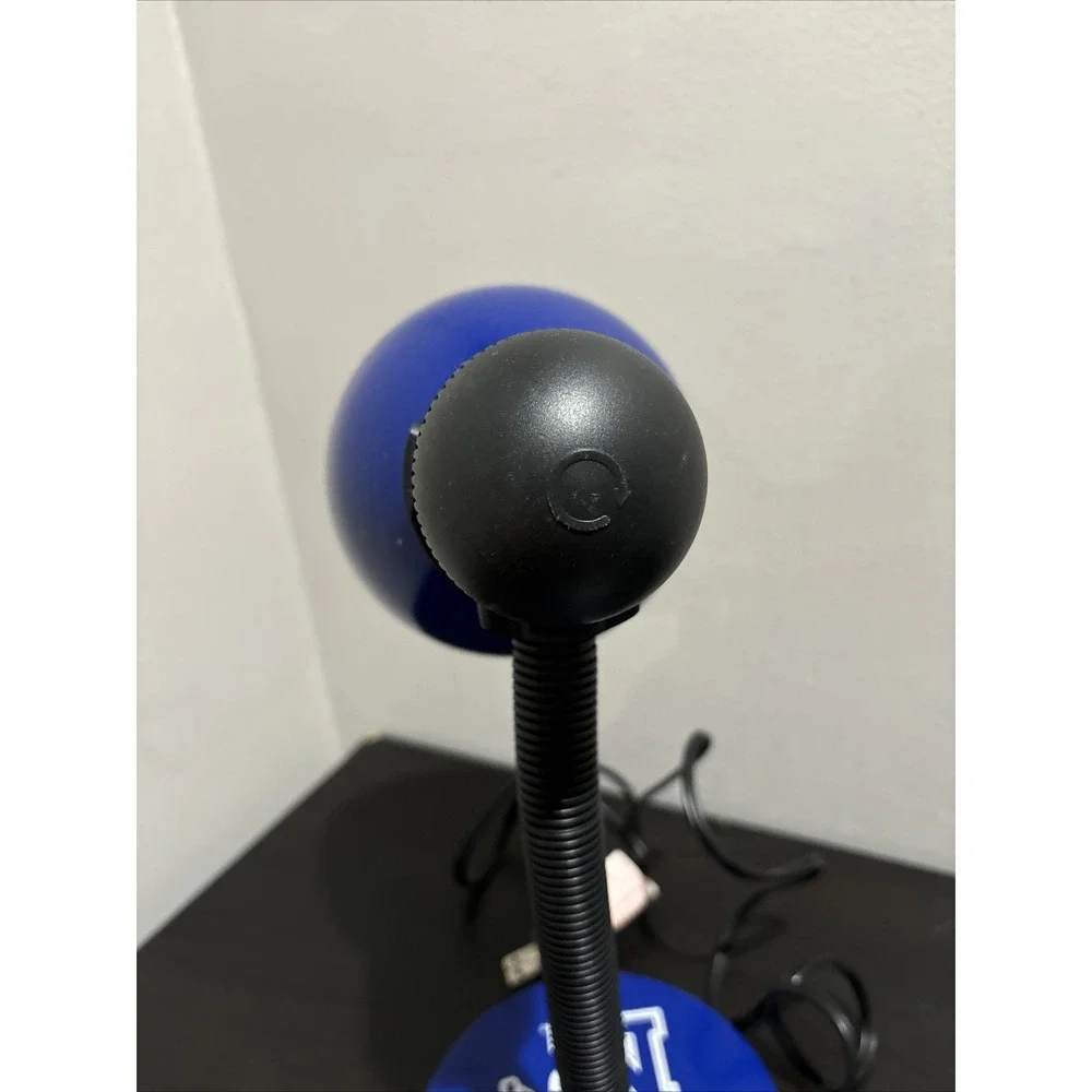 Vintage University Of Memphis Tigers Football Blue Adjustable Desk Table Lamp
